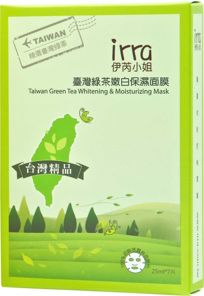Miss IRRA - Taiwan Green Tea Whitening & Moisturizing Mask